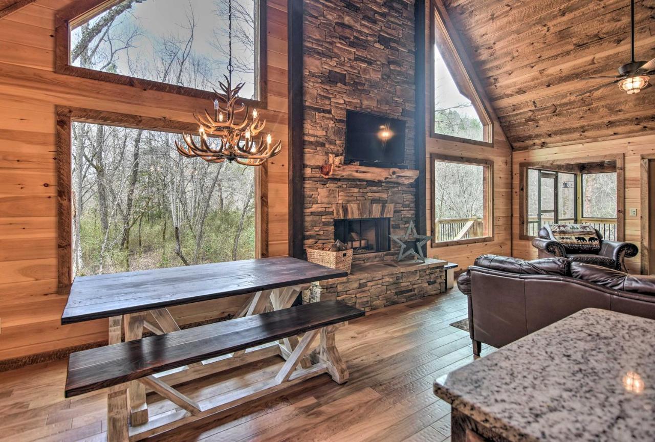 Modern Murphy Cabin With Nottely River Views! Dış mekan fotoğraf