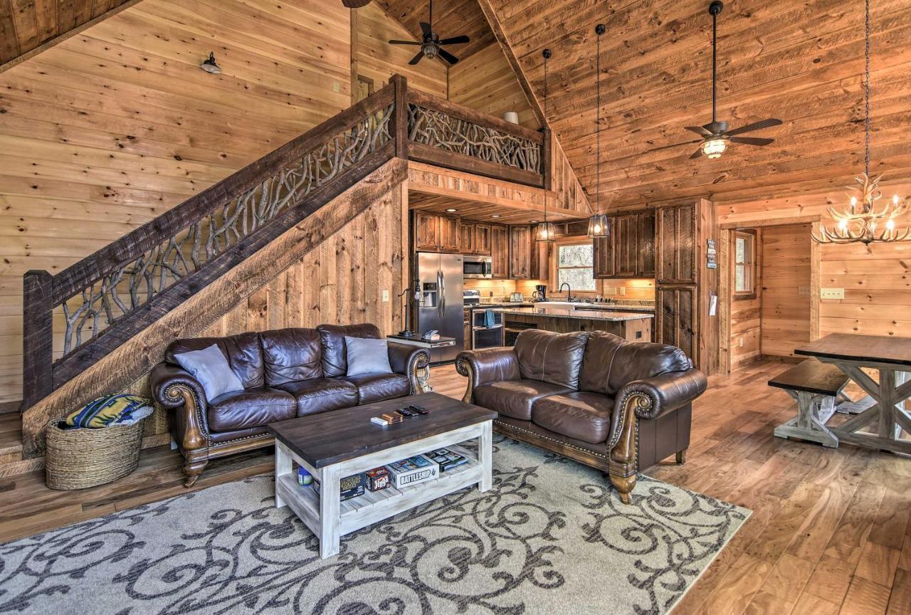 Modern Murphy Cabin With Nottely River Views! Dış mekan fotoğraf