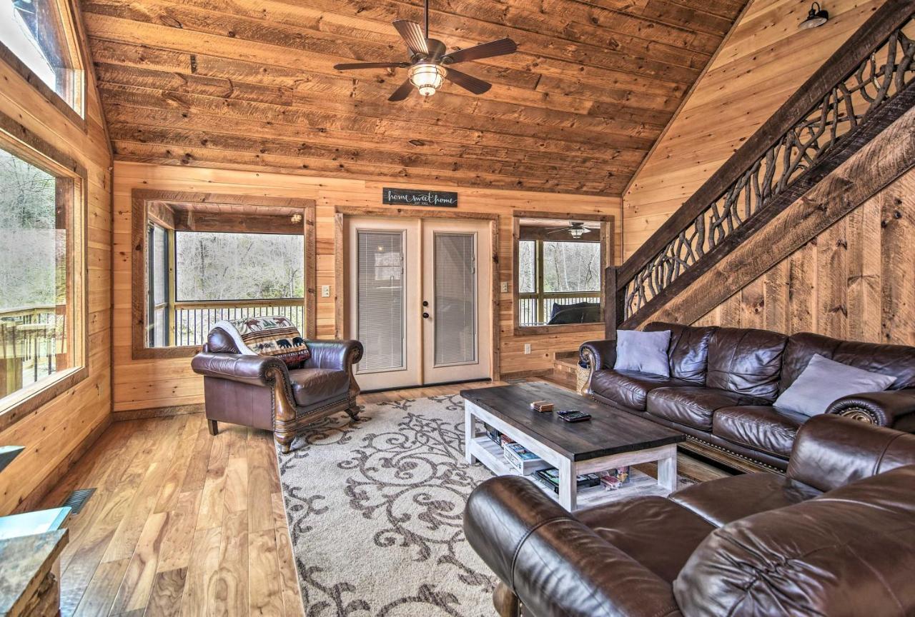 Modern Murphy Cabin With Nottely River Views! Dış mekan fotoğraf