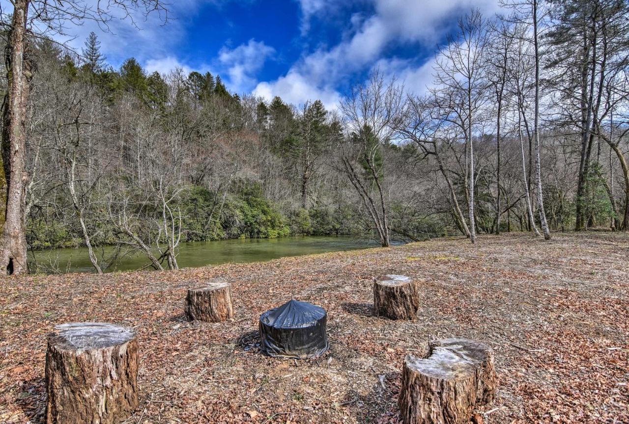Modern Murphy Cabin With Nottely River Views! Dış mekan fotoğraf