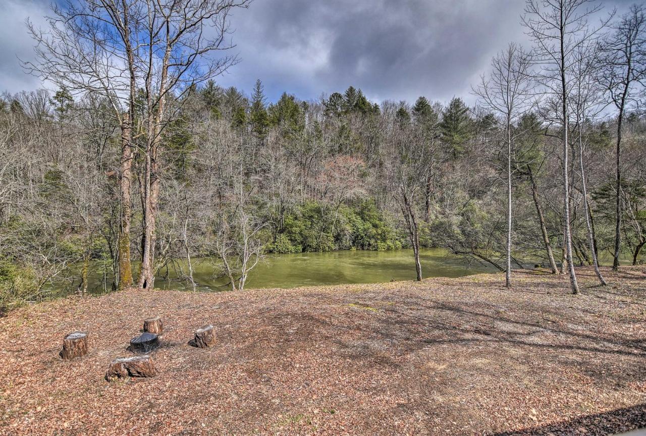 Modern Murphy Cabin With Nottely River Views! Dış mekan fotoğraf