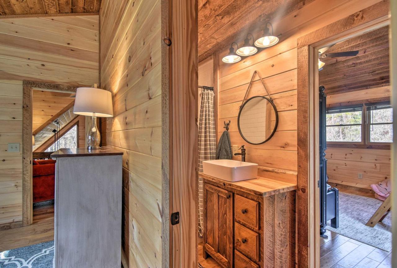 Modern Murphy Cabin With Nottely River Views! Dış mekan fotoğraf