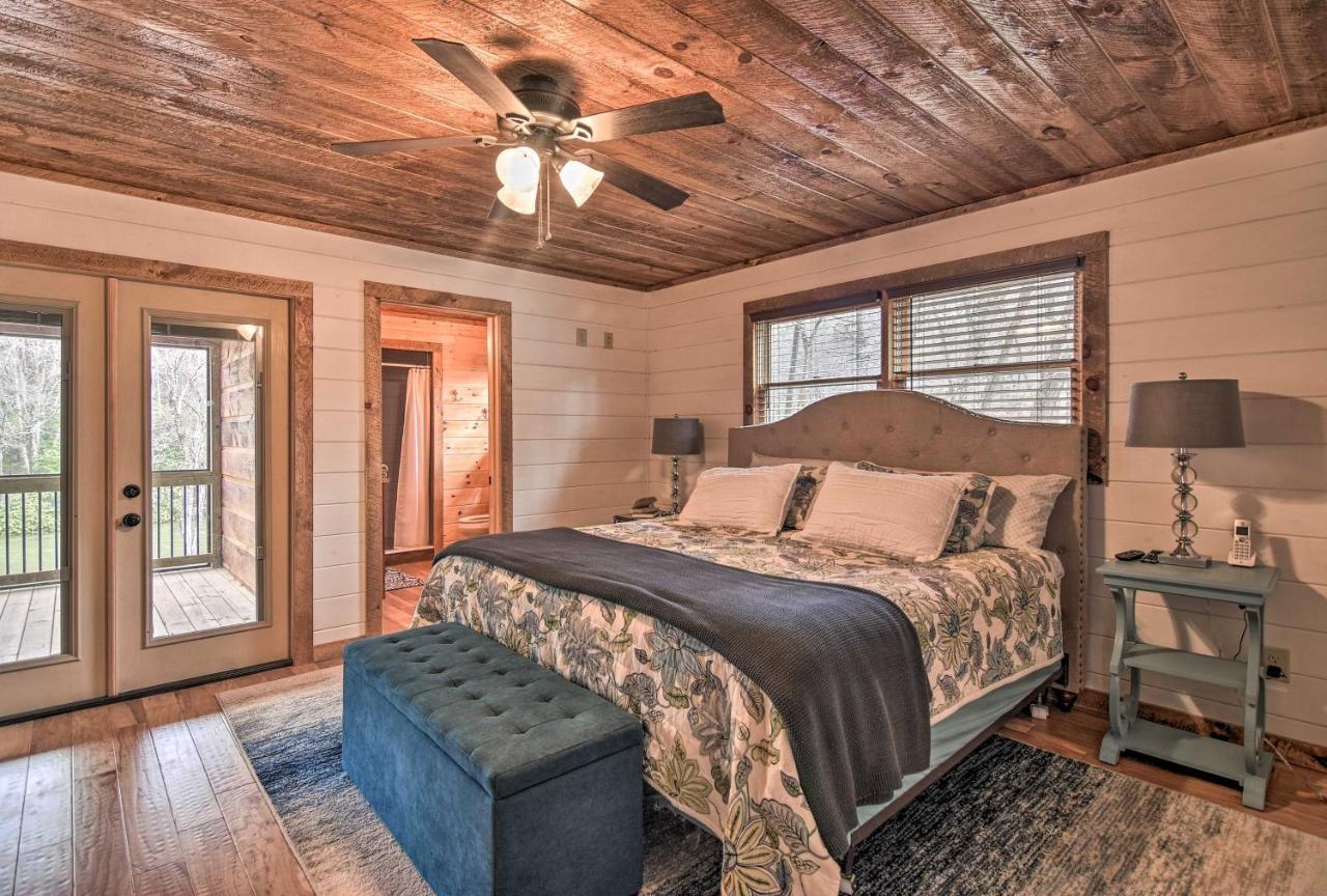 Modern Murphy Cabin With Nottely River Views! Dış mekan fotoğraf