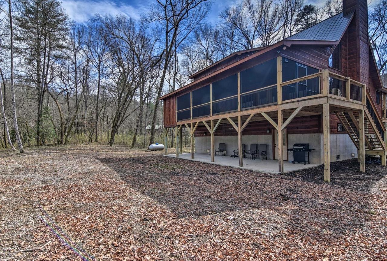 Modern Murphy Cabin With Nottely River Views! Dış mekan fotoğraf