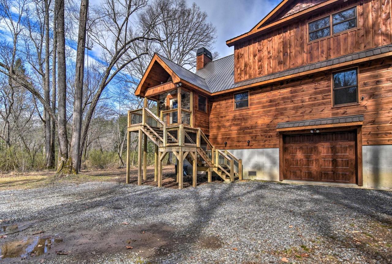 Modern Murphy Cabin With Nottely River Views! Dış mekan fotoğraf
